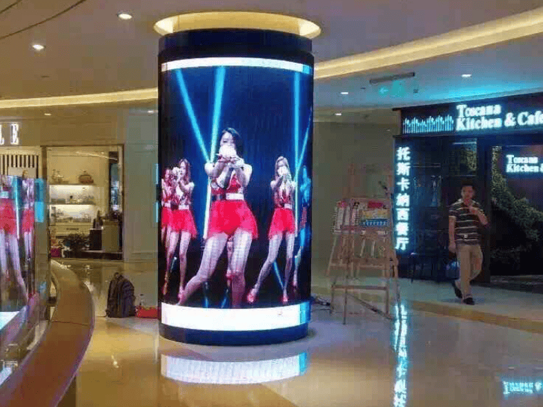 Cylinder LED screen