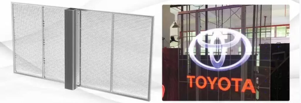 LED transparent screens