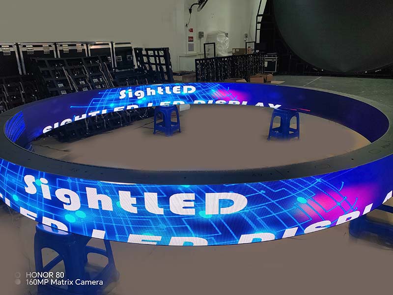 ring led display screen