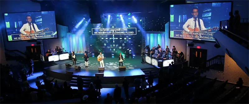 display a led per chiesa