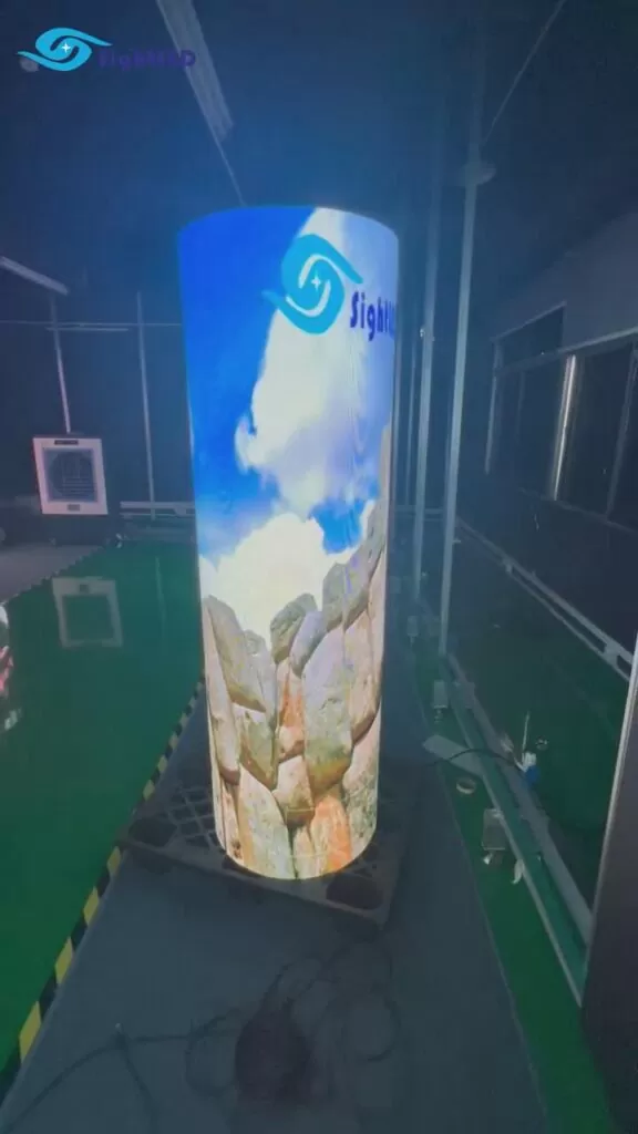 شاشة LED اسطوانة