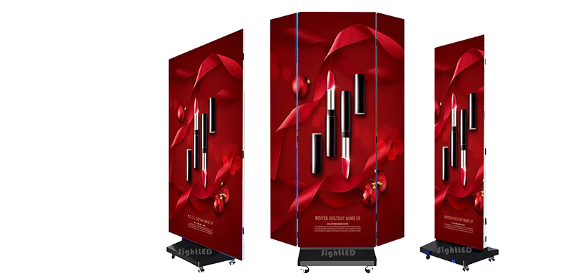 TRI FOLDING LED POSTER